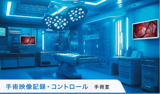 手術映像を高品質に配信・記録